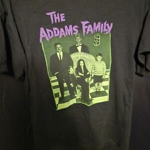 Addams Family Graphic Tee - Black
